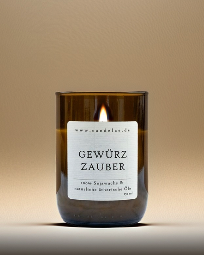 Spice Magic Scented Candle – Soy wax with spicy essential oils | Candelae