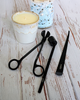 Black Candle Care Set – Wick Trimmer, Candle Snuffer &amp; Wick Lifter for Scented Candles