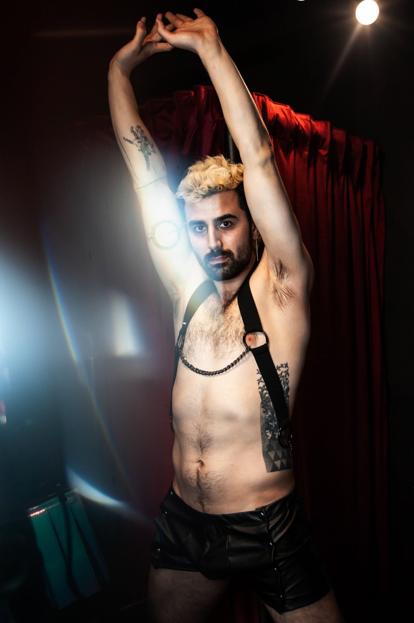 Chain Attached Rubber Harness - Pole - Shop Deutschland Noodosz