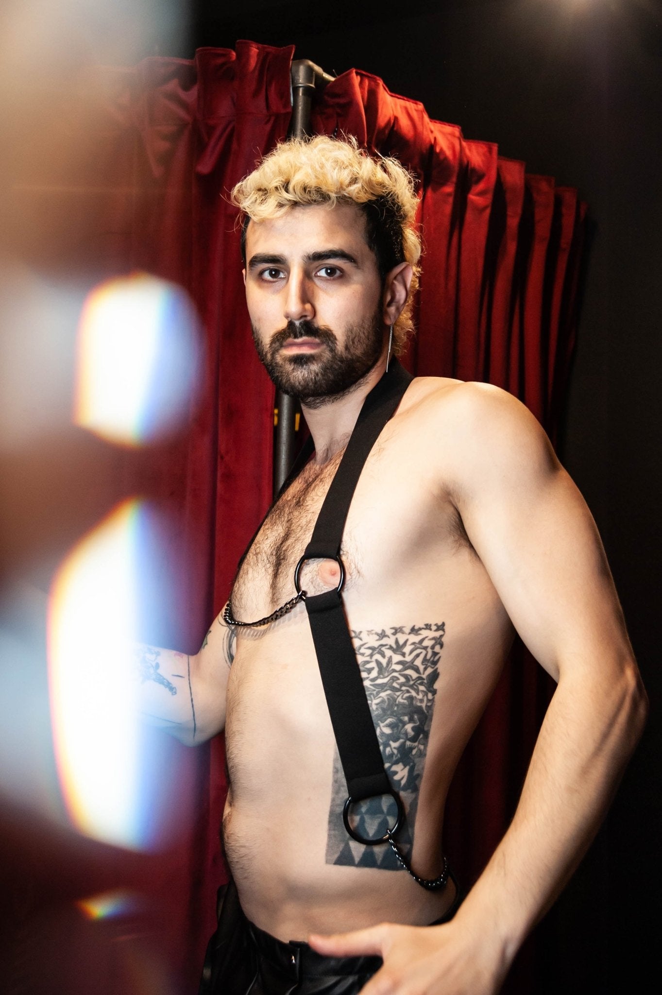 Chain Attached Rubber Harness - Pole - Shop Deutschland Noodosz