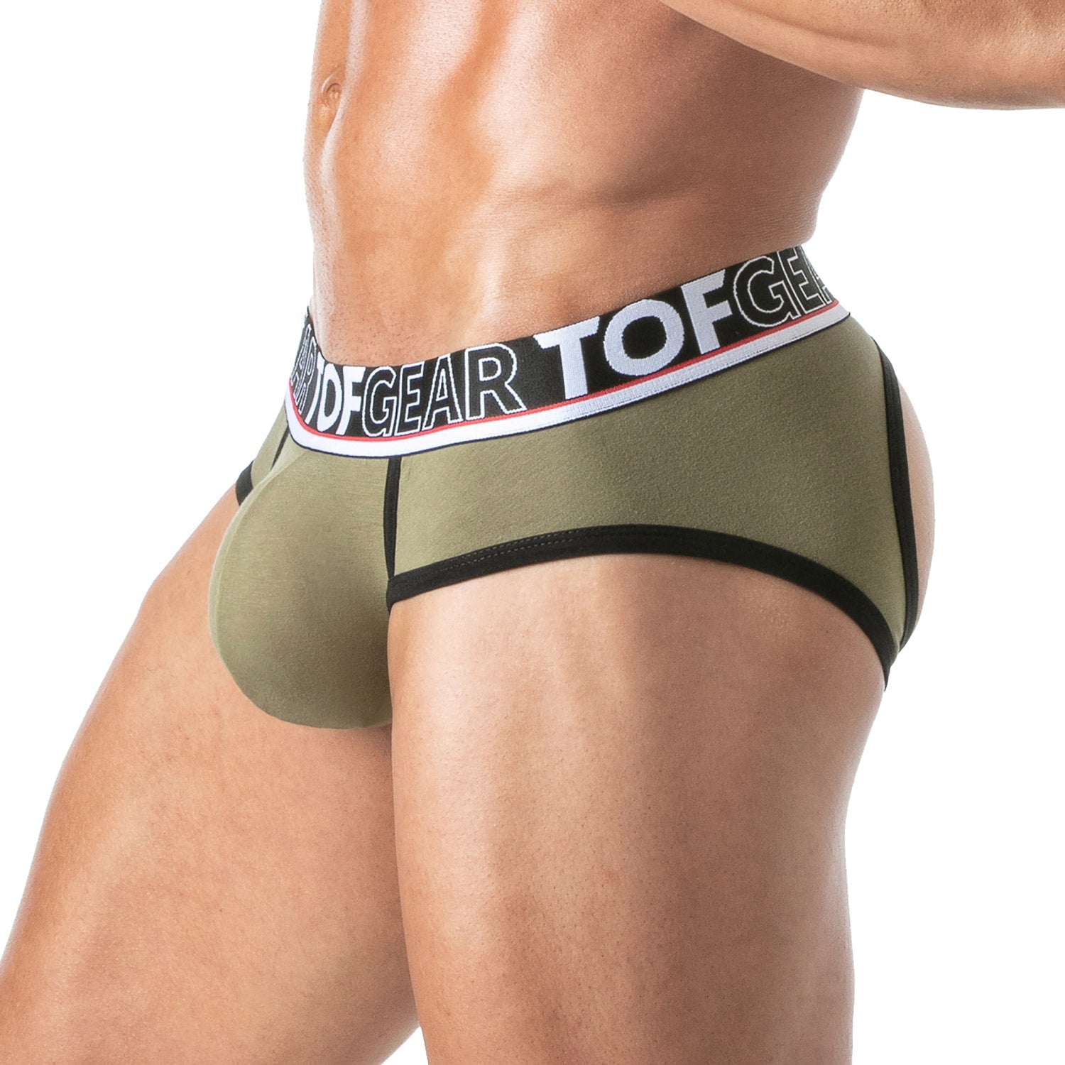 Champion rückenfreier Slip – Khaki - TOF Paris - Shop Deutschland Noodosz