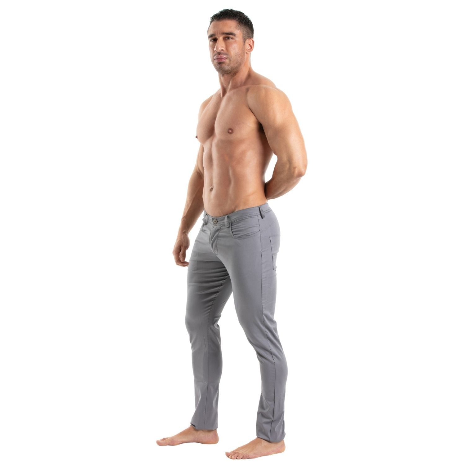 Chino Pants Grey - TOF Paris - Shop Deutschland Noodosz