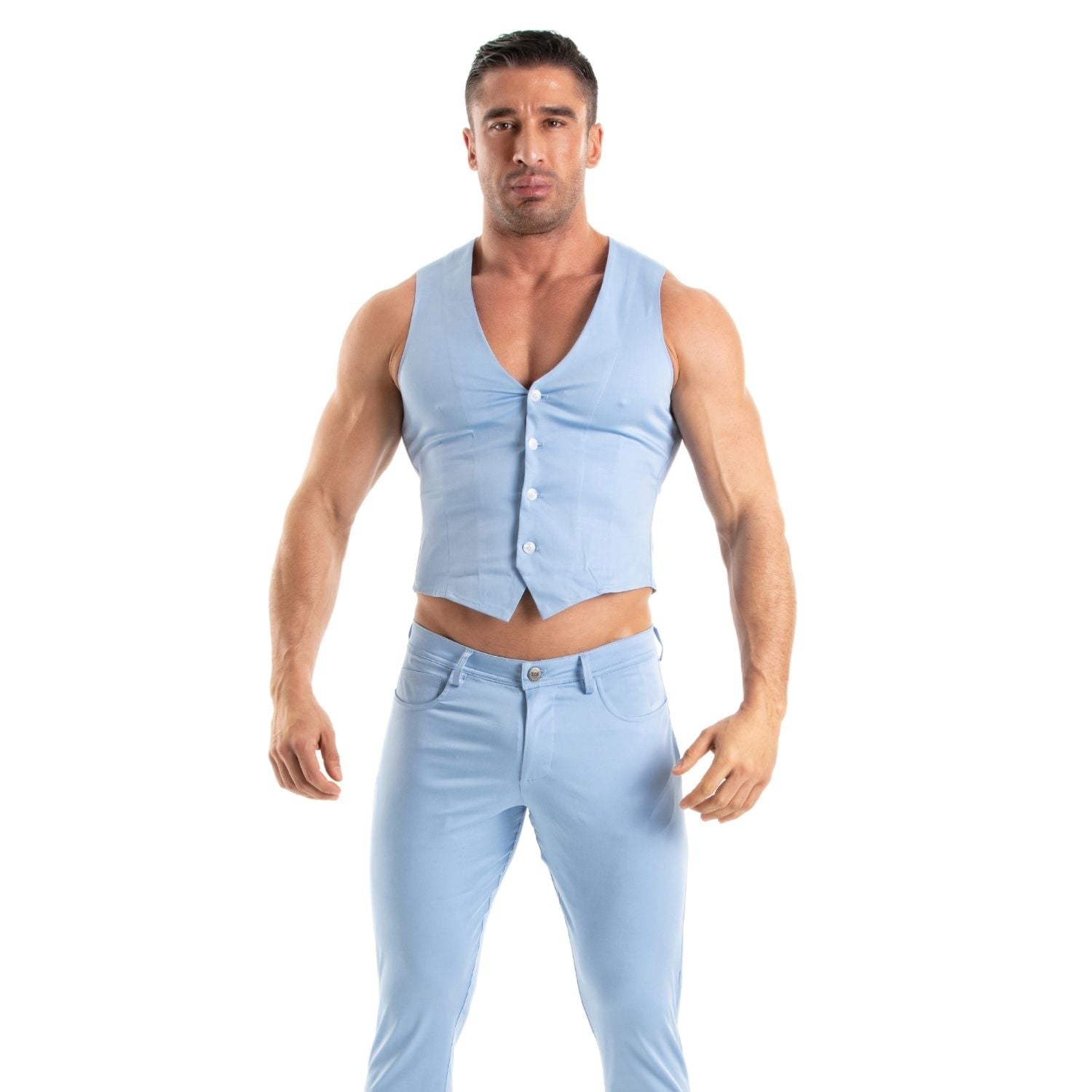 Chino Vest Blue - TOF Paris - Shop Deutschland Noodosz