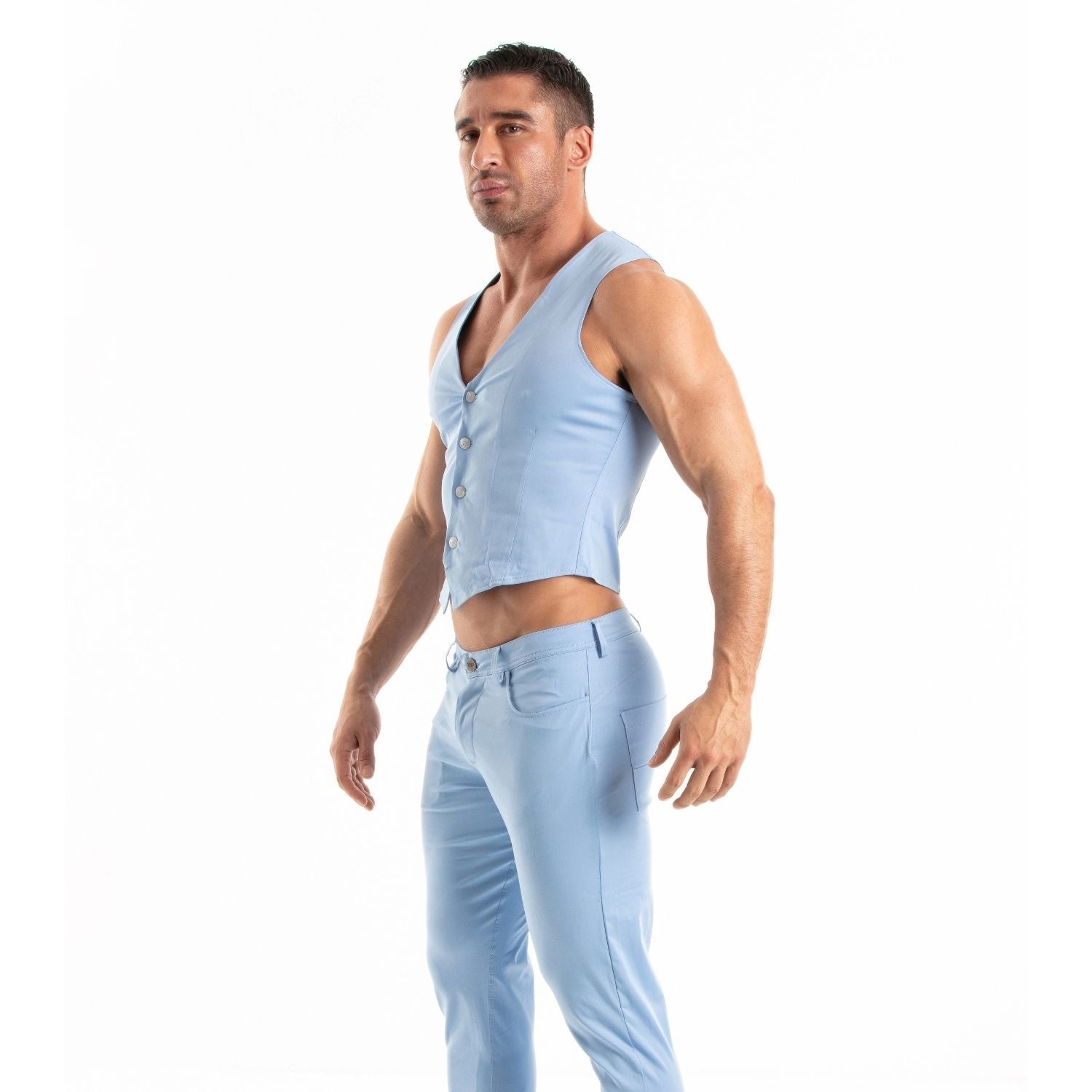 Chino Vest Blue - TOF Paris - Shop Deutschland Noodosz