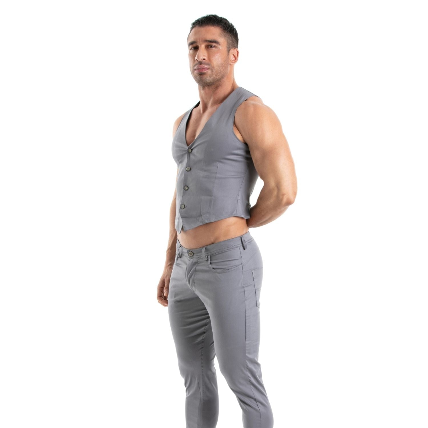 Chino Vest Grey - TOF Paris - Shop Deutschland Noodosz