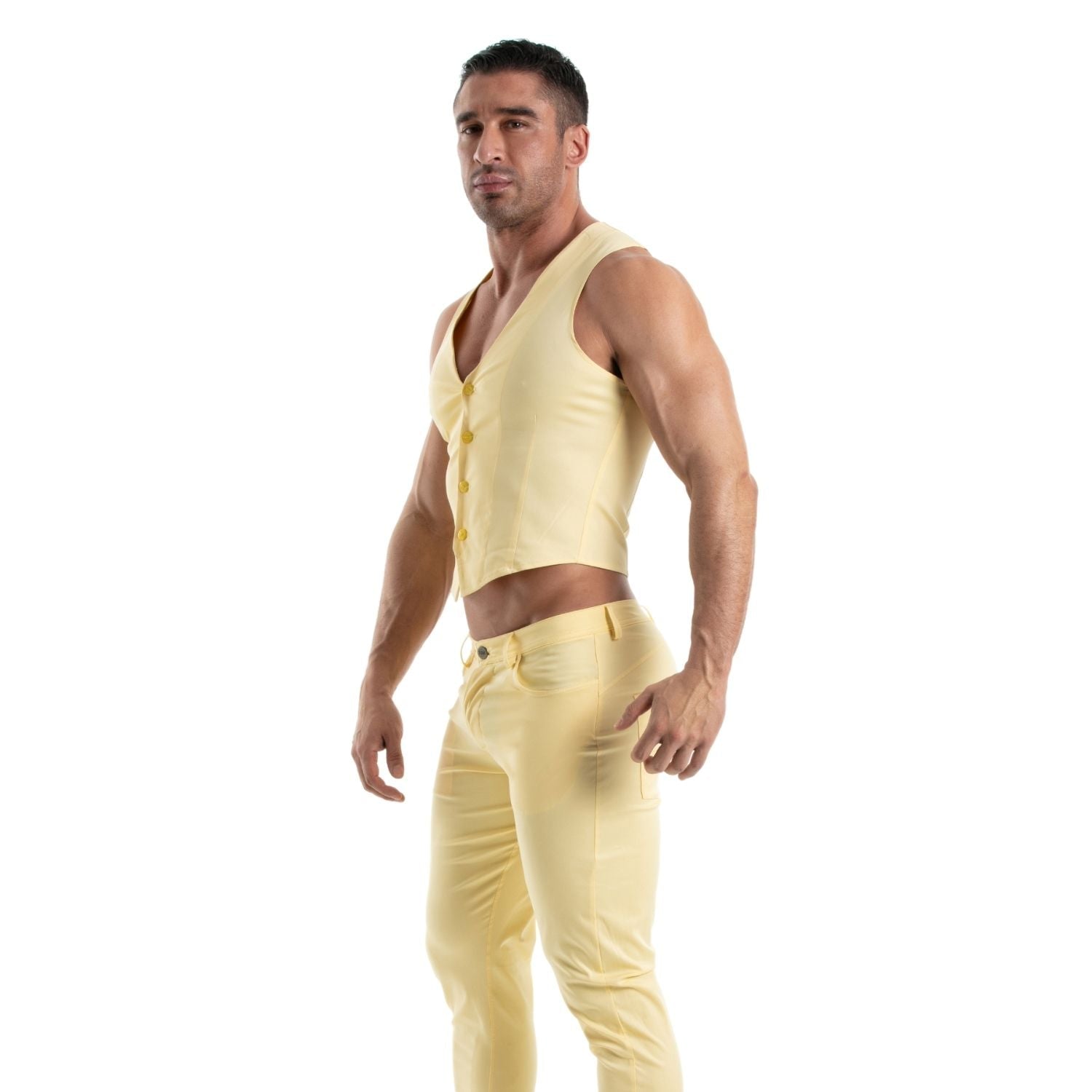 Chino Vest Yellow - TOF Paris - Shop Deutschland Noodosz