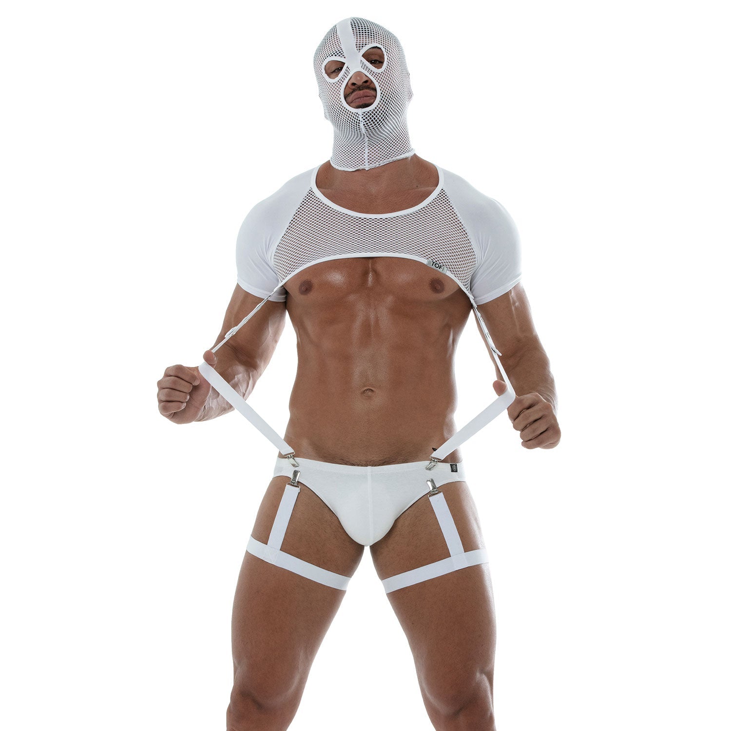 Circuit Mesh Full Harness - Weiß - TOF Paris - Shop Deutschland Noodosz