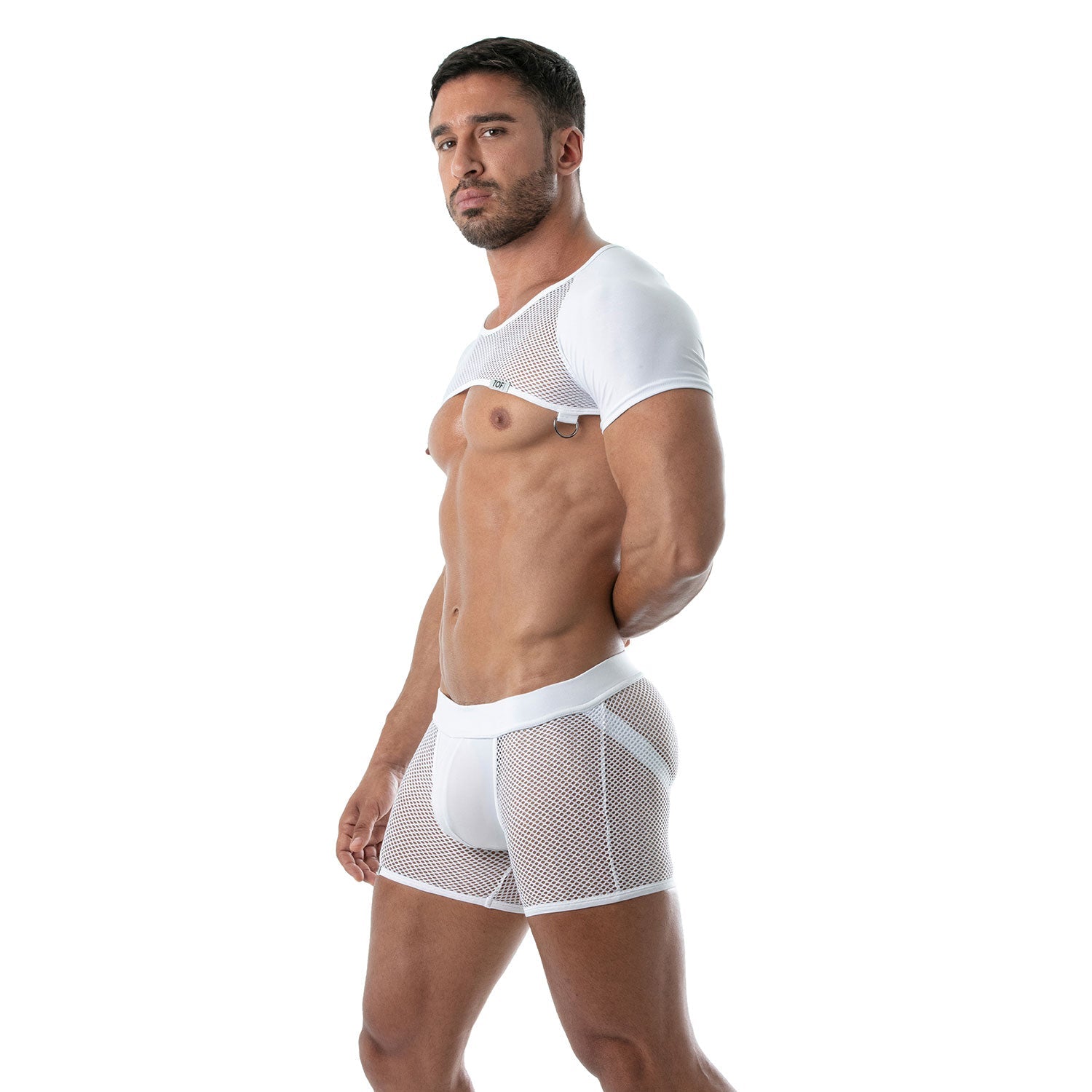 Circuit Mesh Full Harness - Weiß - TOF Paris - Shop Deutschland Noodosz