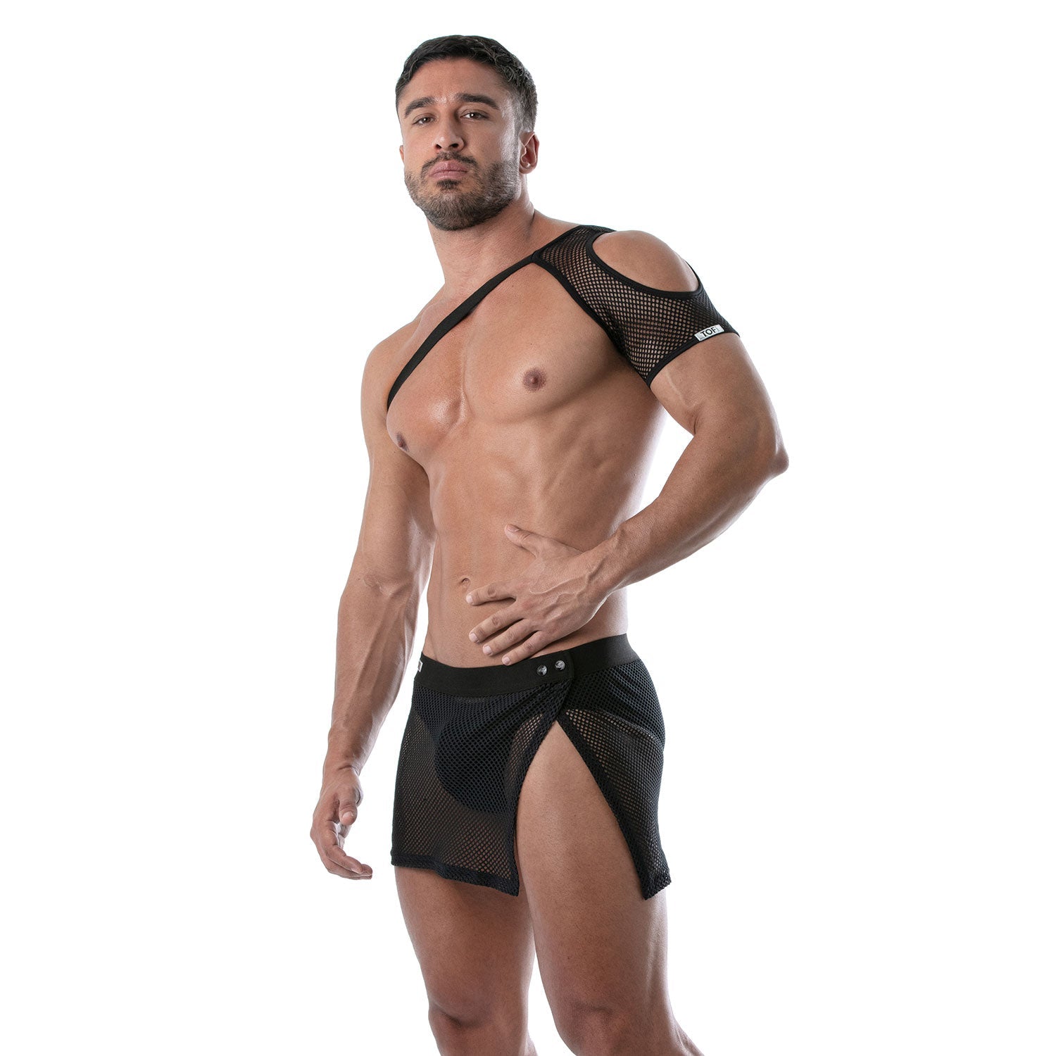 Circuit Mesh Schulter - Harness - Schwarz - TOF Paris - Shop Deutschland Noodosz