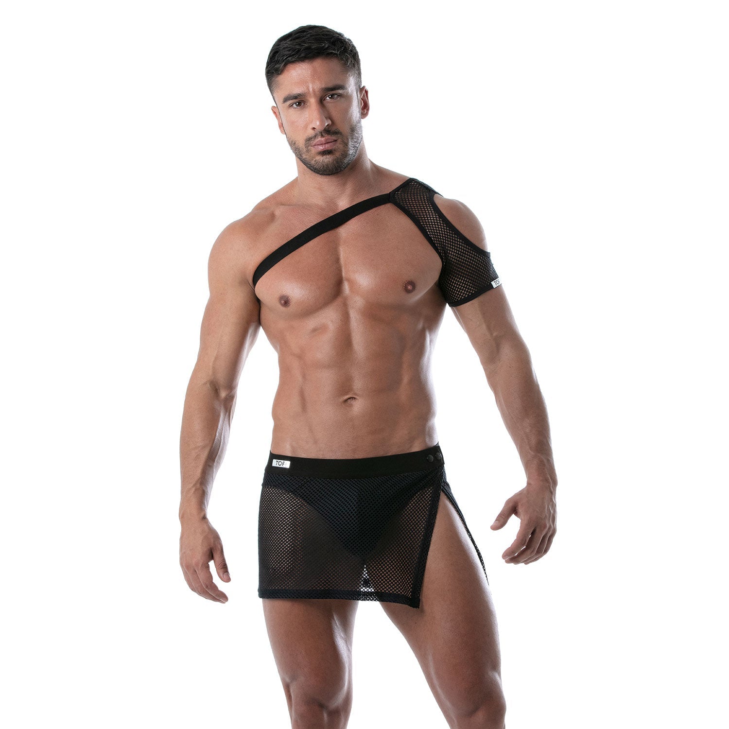 Circuit Mesh Schulter - Harness - Schwarz - TOF Paris - Shop Deutschland Noodosz