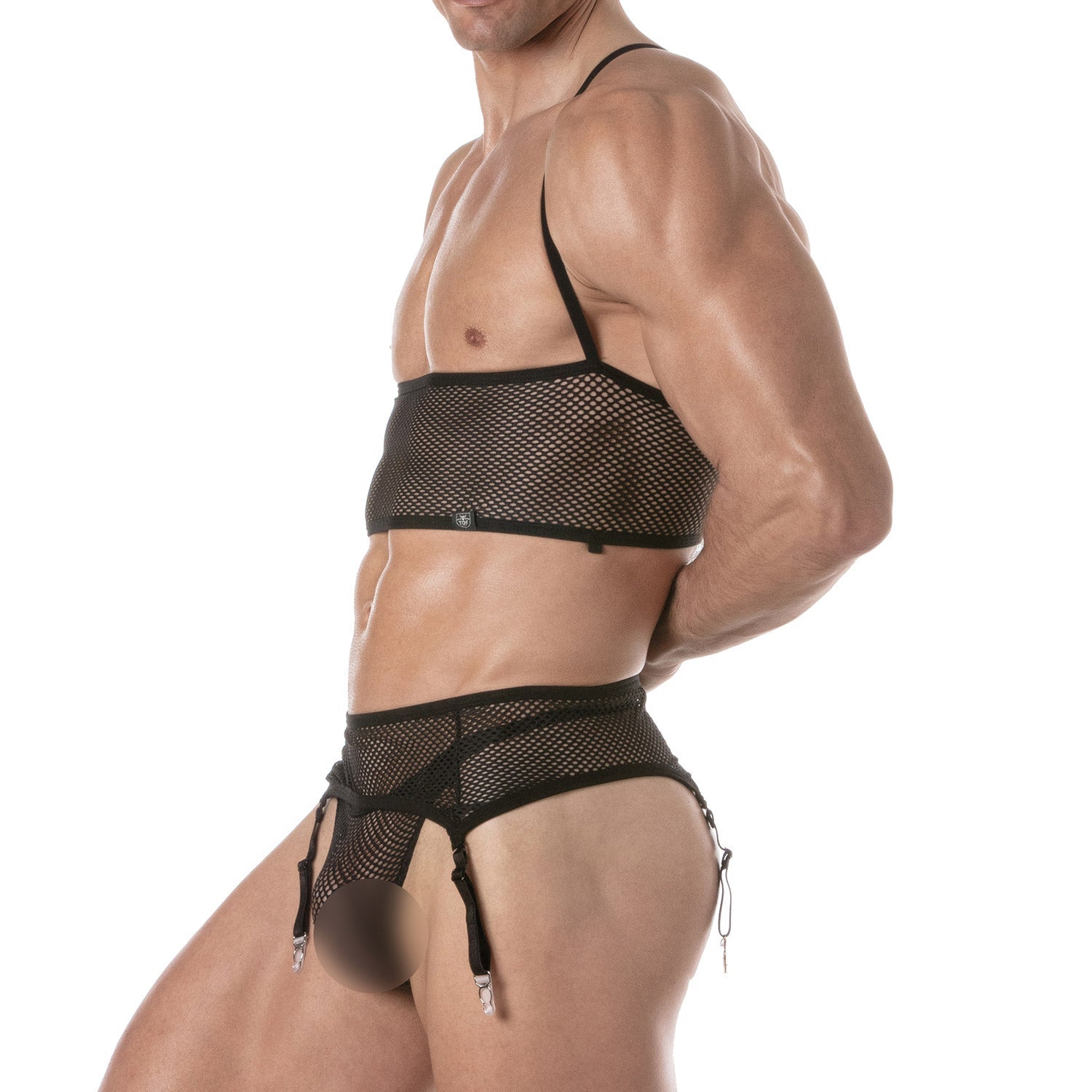 Circuit Netz - Strumpfhalter - Set – Schwarz - TOF Paris - Shop Deutschland Noodosz