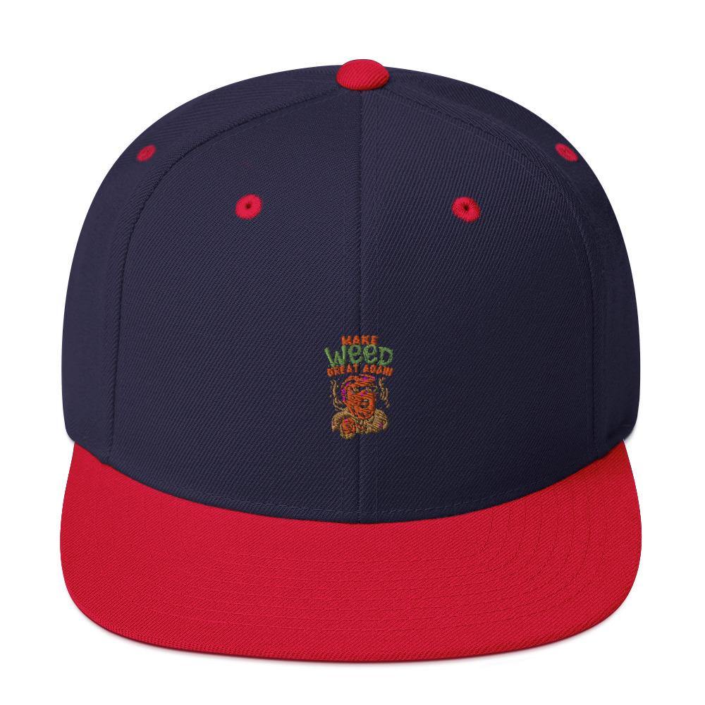 Make Weed Great Again Snapback-Cap