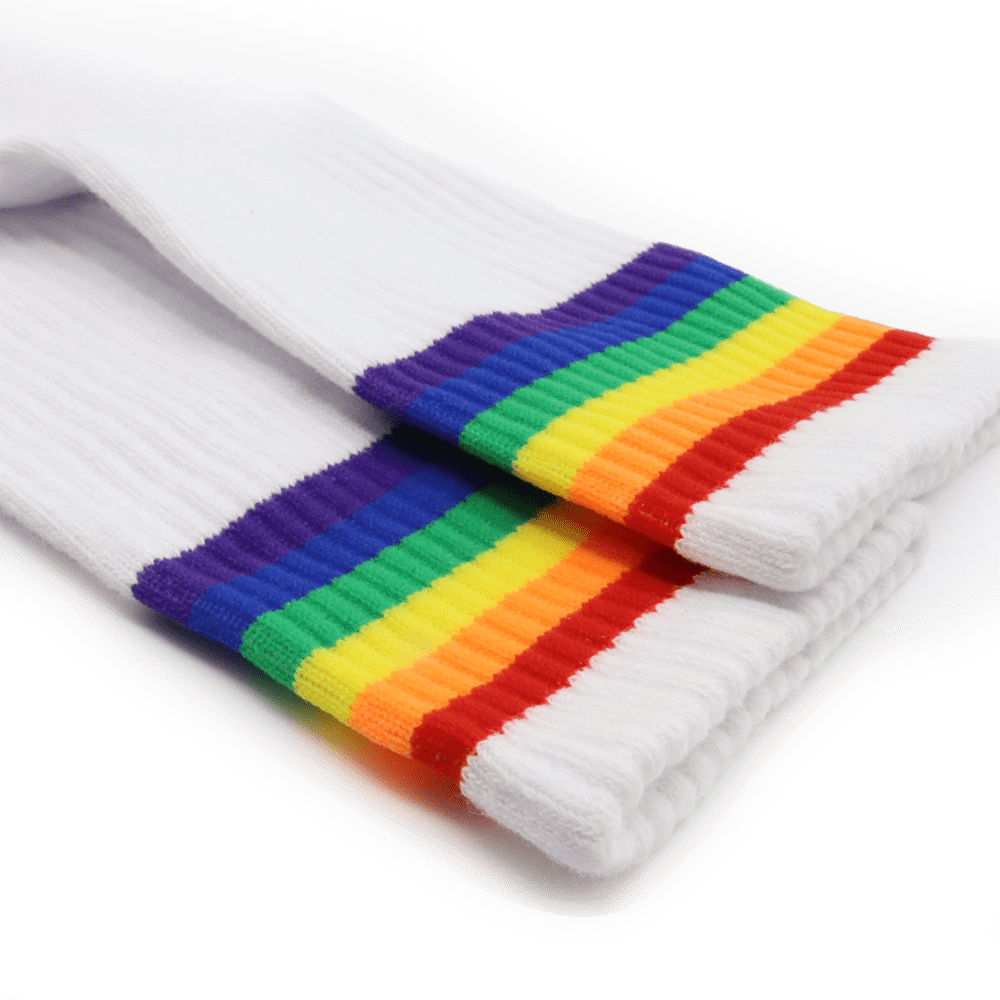 Classy Rainbow - Socken (Sneaker / Long Socks) - Gay - Shop.berlin - Shop Deutschland Noodosz