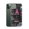 No bad vibes iPhone case