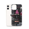 No bad vibes iPhone case
