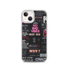 No bad vibes iPhone case