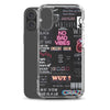 No bad vibes iPhone case