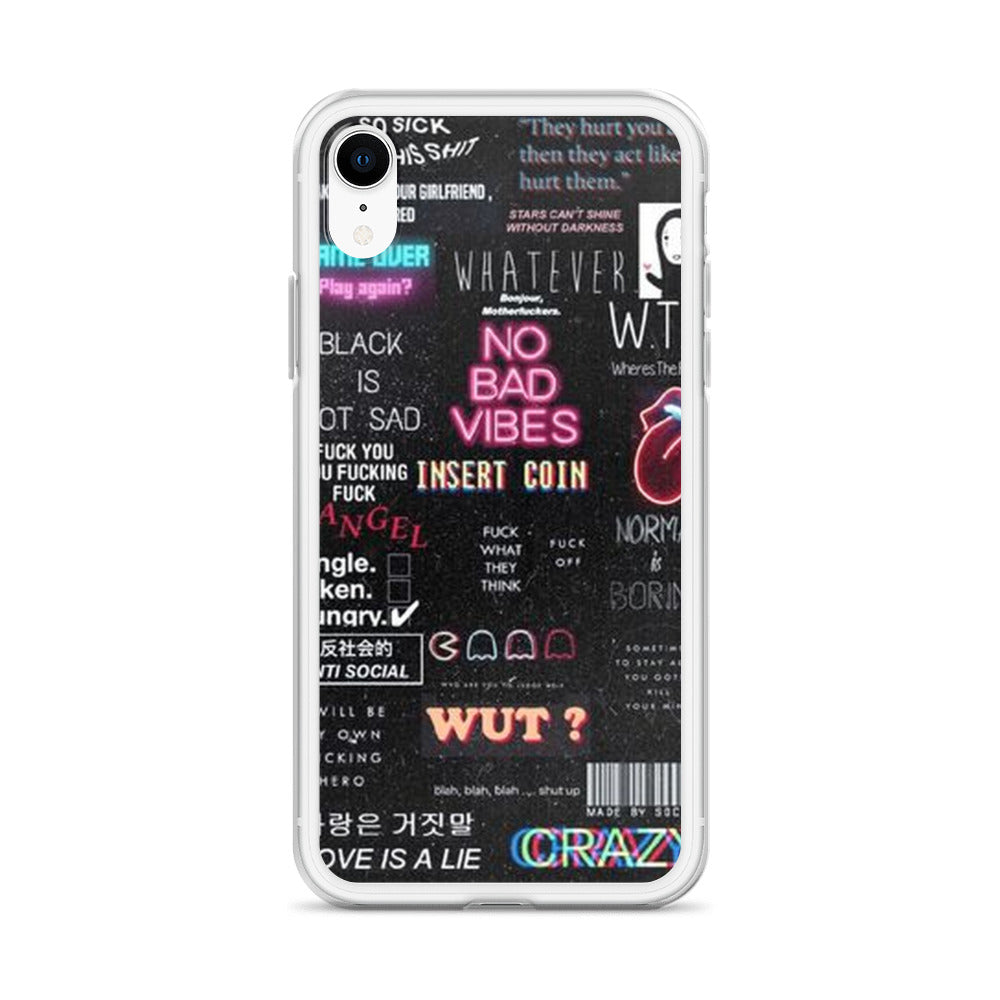 No bad vibes iPhone-Hülle