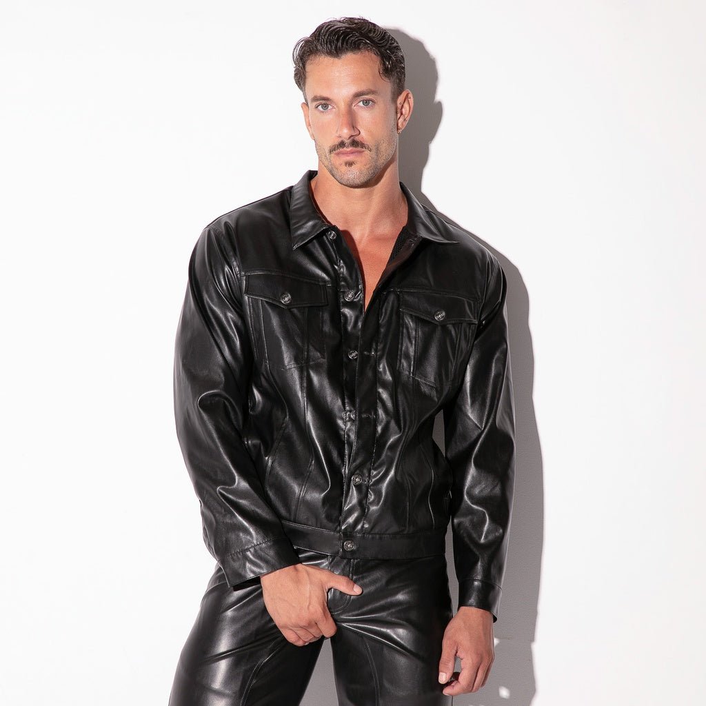 CODE 22 9780 Vegan Leather Jacke 9780 - Code 22 - Shop Deutschland Noodosz