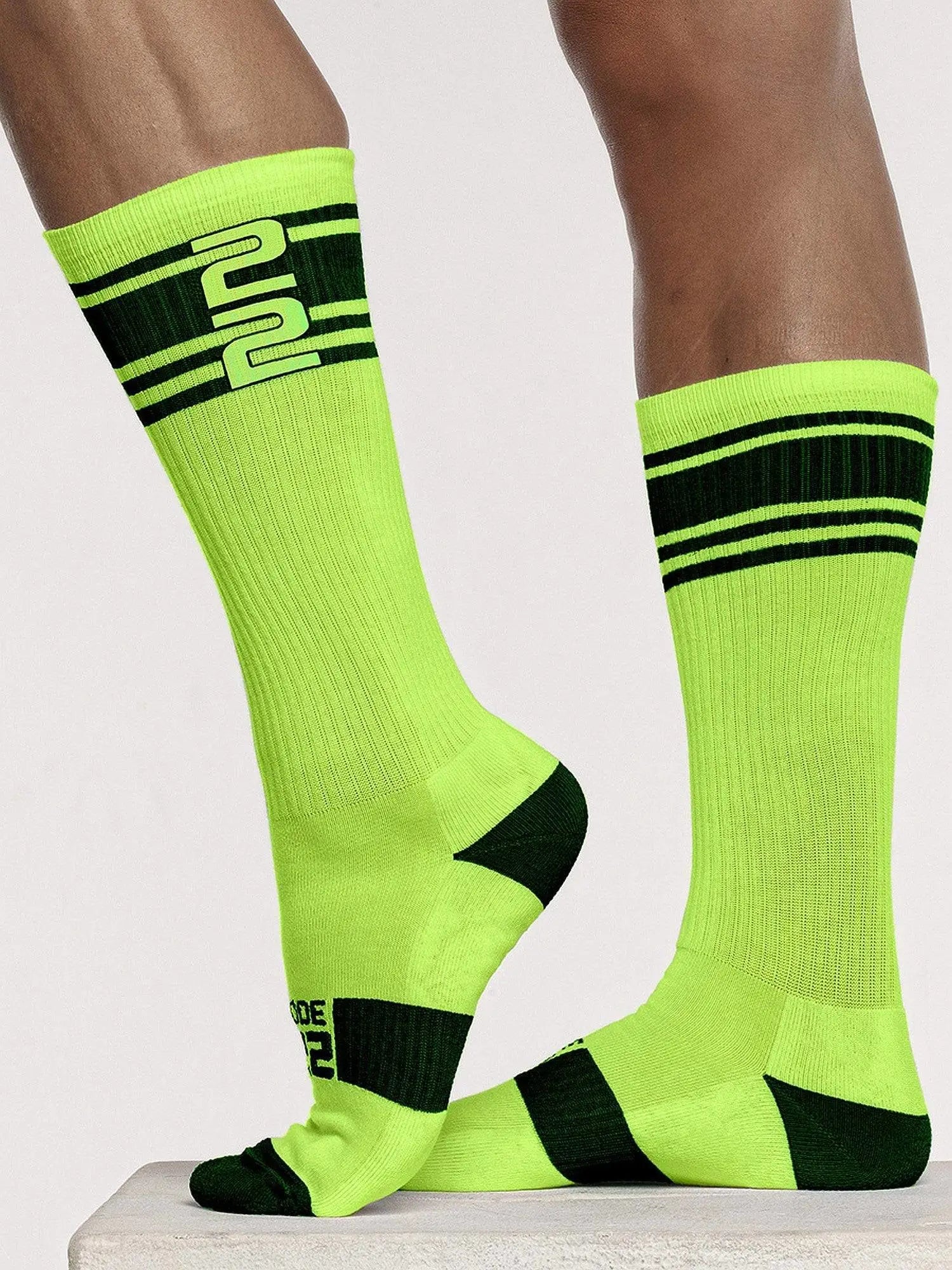 CODE 22 ACTIVE NEON SOCKS 8008 - Herren Sport Socken - noodosz