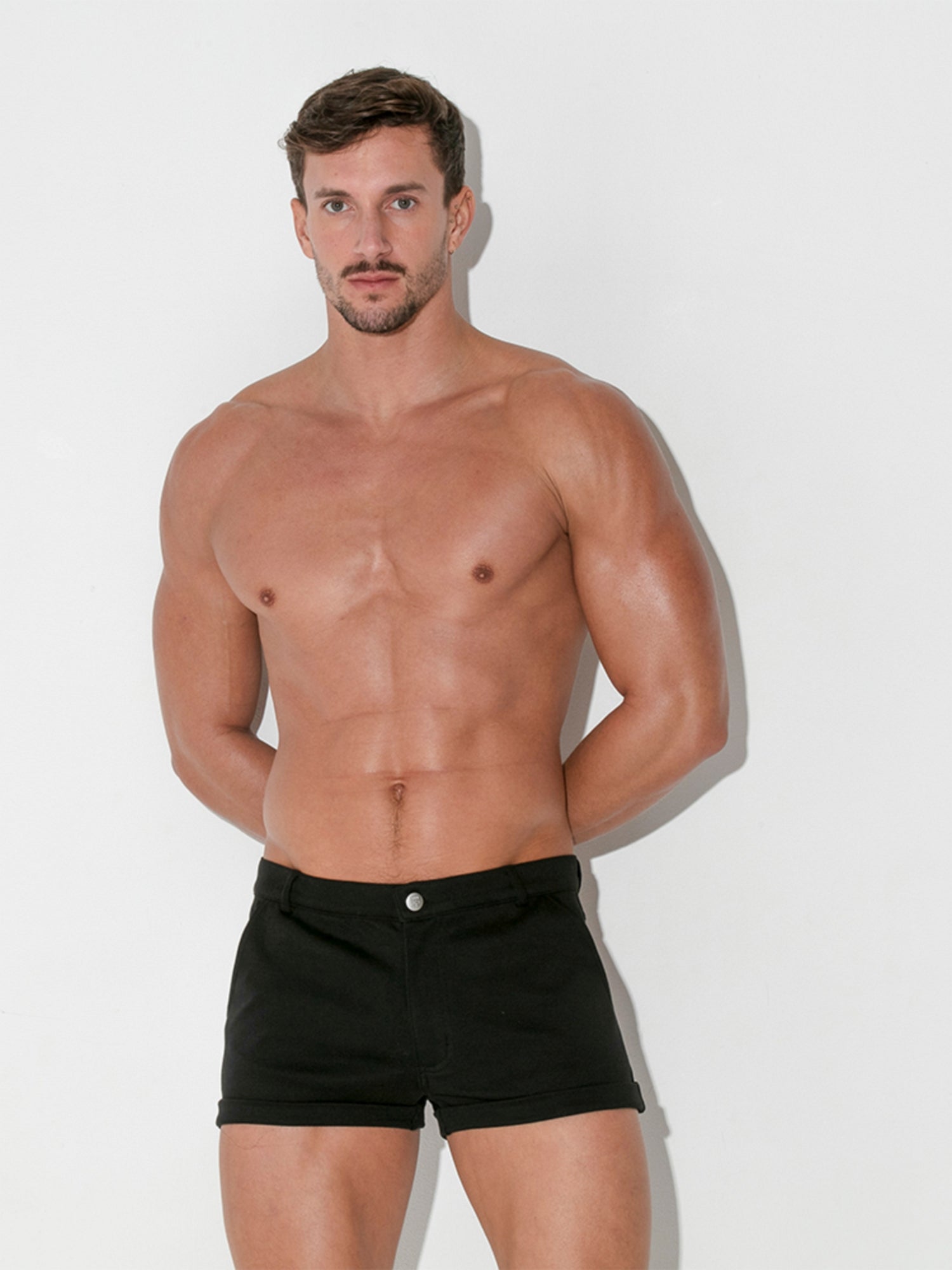 Code 22 BLACK MINI Chino Shorts - 9720 - noodosz Code 22 BLACK MINI Chino Shorts - 9720 Code 22 Kleidung & Accessoires:Herren:Herrenmode:Shorts & Bermudas nudosz.myshopify.com