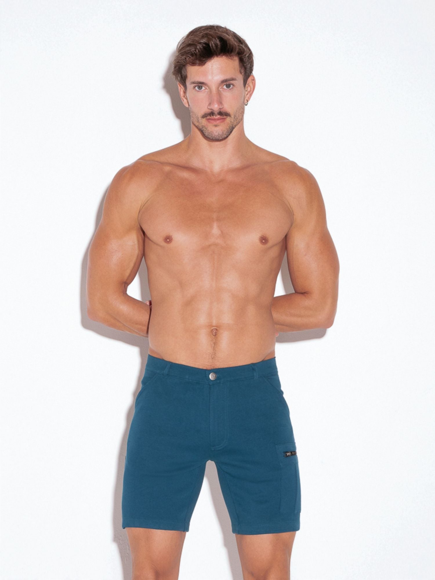 Code 22 CARGO Chino Shorts - 9713S, kurze Hose Petrol - Code 22 - Shop Deutschland Noodosz