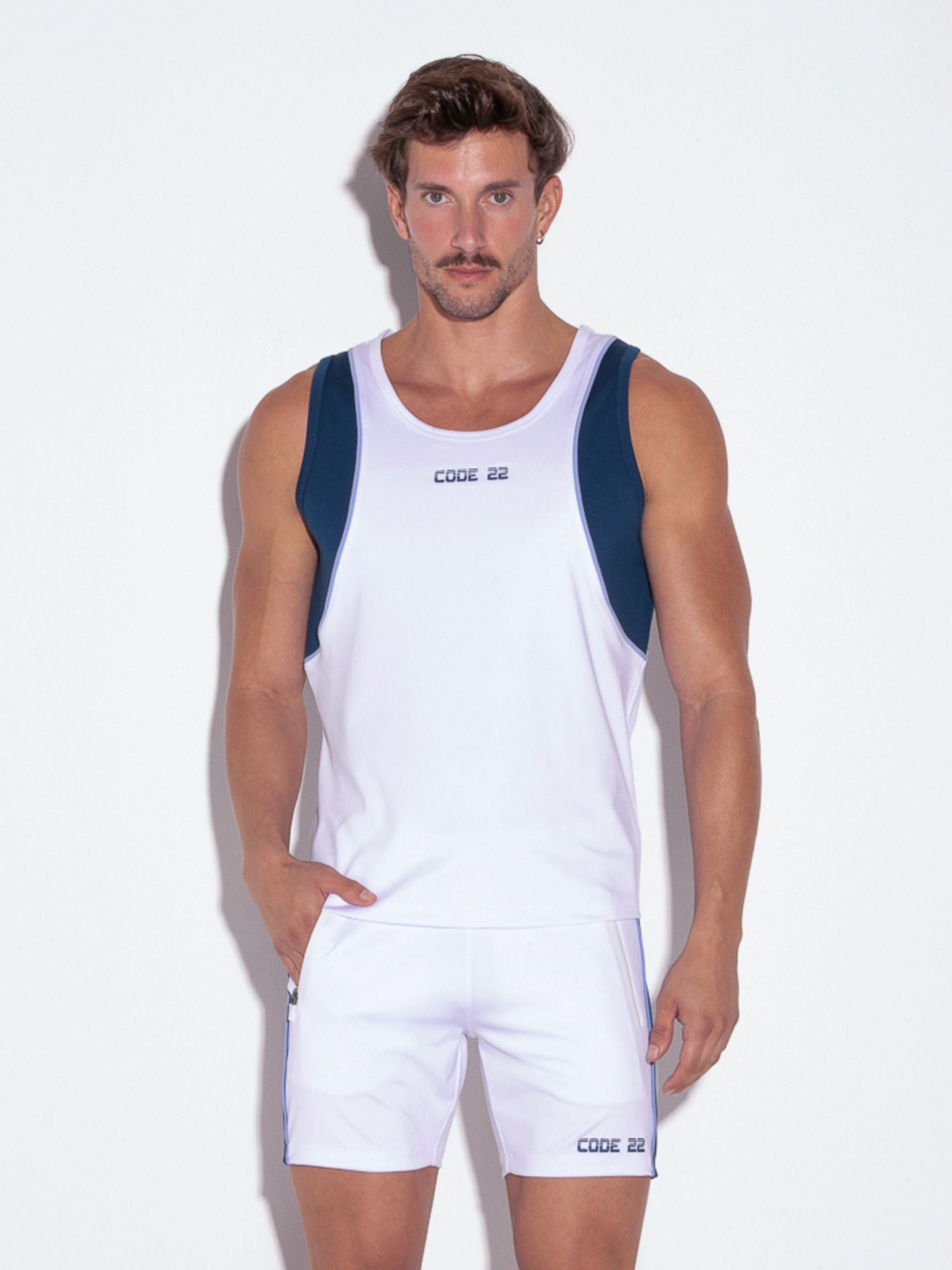 CODE 22 FLUX TANKTOP 9925, Sport Top - noodosz CODE 22  FLUX TANKTOP 9925, Sport Top Code 22 Kleidung & Accessoires:Herren:Herrenmode:Fitnessmode:Sporttops nudosz.myshopify.com