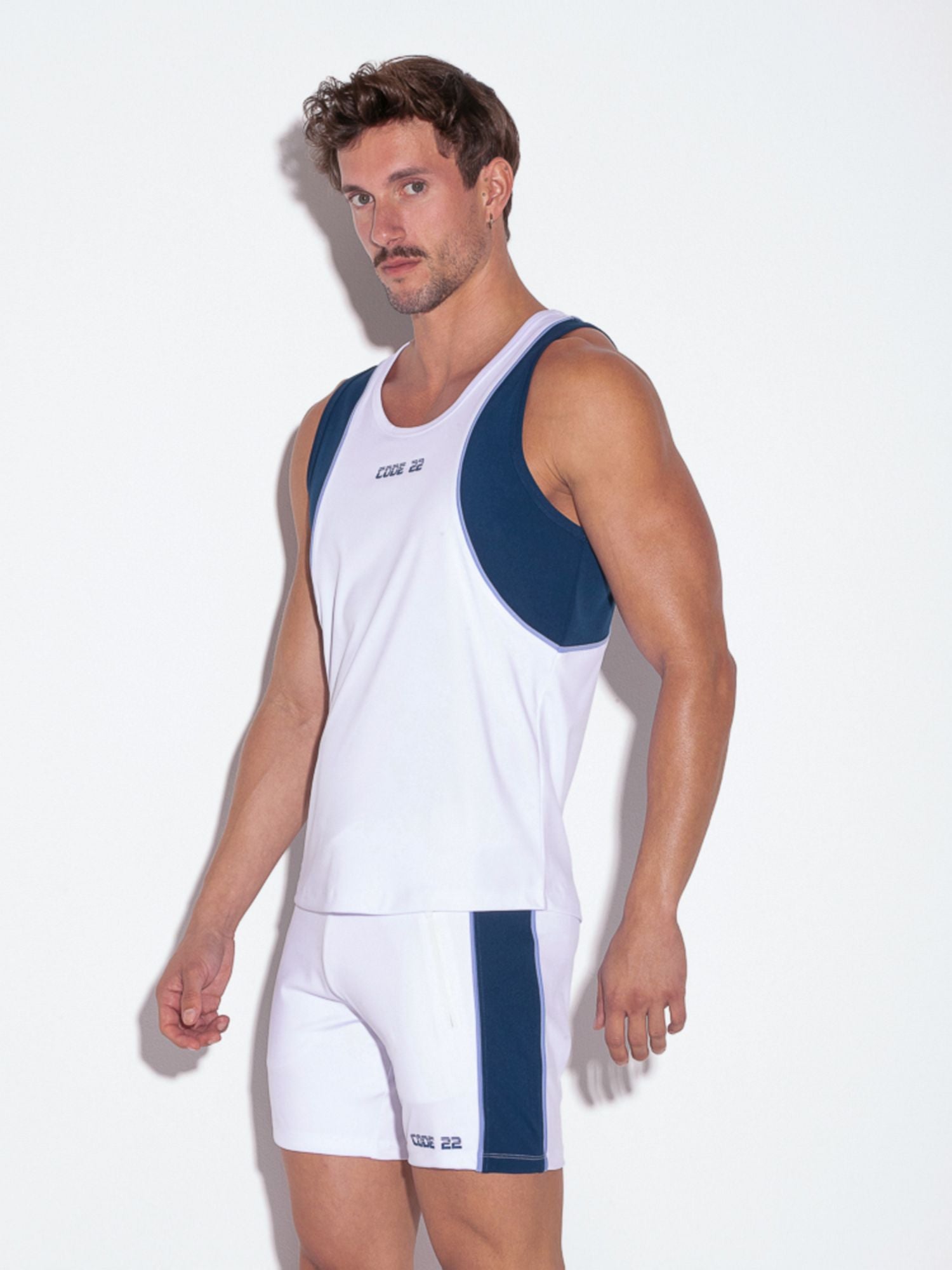 CODE 22 FLUX TANKTOP 9925, Sport Top - noodosz CODE 22  FLUX TANKTOP 9925, Sport Top Code 22 Kleidung & Accessoires:Herren:Herrenmode:Fitnessmode:Sporttops nudosz.myshopify.com