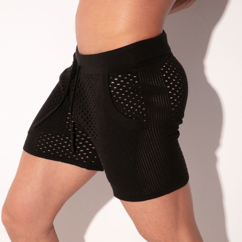 CODE 22 KNITTED MOSAIC Short 7019, kurze Strickhose - Code 22 - Shop Deutschland Noodosz