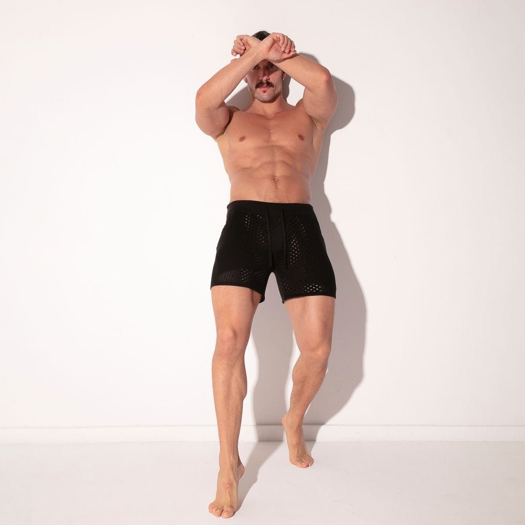 CODE 22 KNITTED MOSAIC Short 7019, kurze Strickhose - Code 22 - Shop Deutschland Noodosz