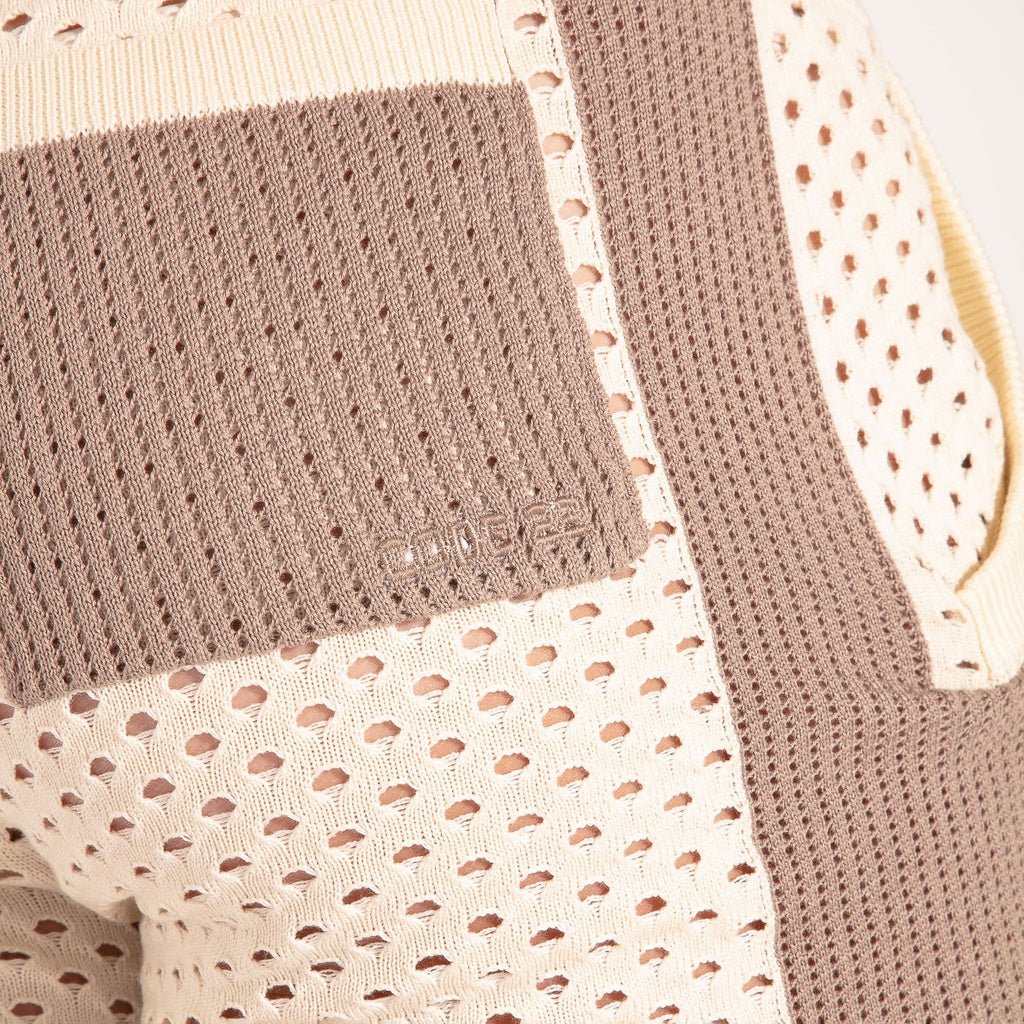 CODE 22 KNITTED MOSAIC Short 7019, kurze Strickhose - Code 22 - Shop Deutschland Noodosz