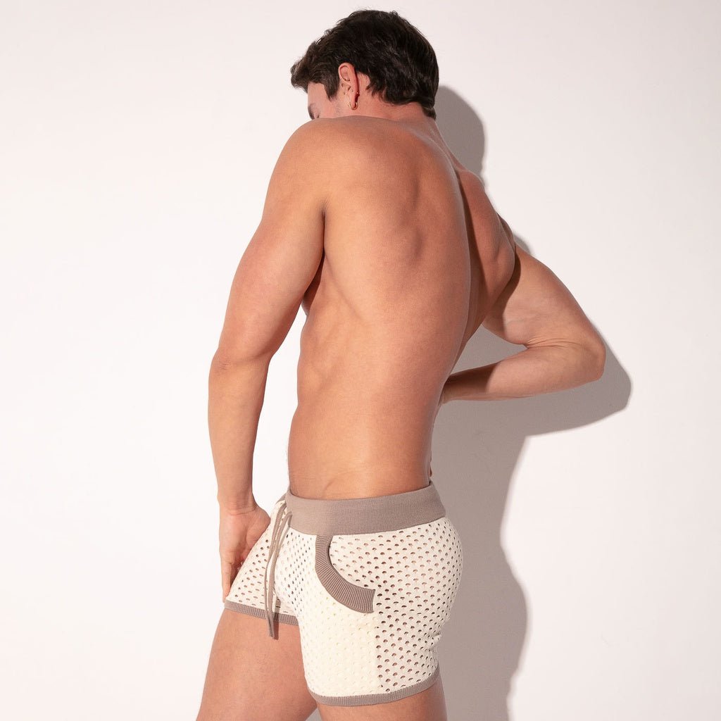 CODE 22 KNITTED MOSAIC Short 7020, kurze Strickhose - Code 22 - Shop Deutschland Noodosz