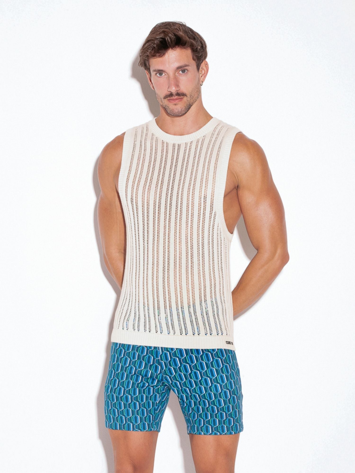 CODE 22 KNITTED TANKTOP, ärmelloses Strickshirt - 7002 - Code 22 - Shop Deutschland Noodosz