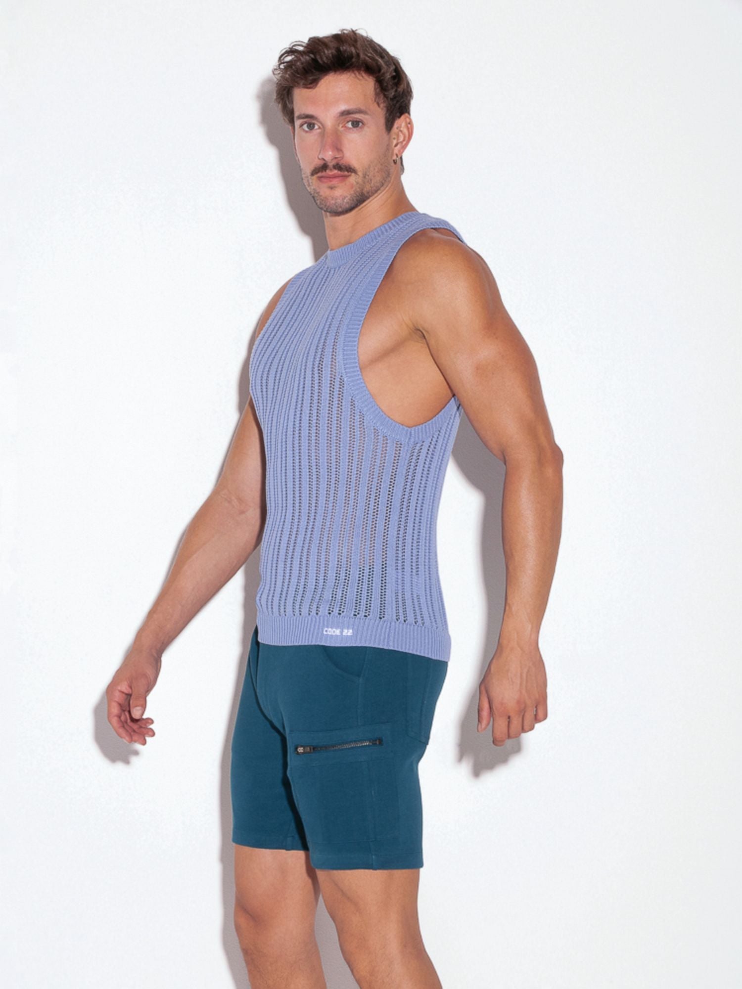 CODE 22 KNITTED TANKTOP, ärmelloses Strickshirt - 7002 - noodosz CODE 22 KNITTED TANKTOP, ärmelloses Strickshirt - 7002 Code 22 Kleidung & Accessoires:Herren:Herrenmode:Shirts & Hemden:T-Shirts nudosz.myshopify.com
