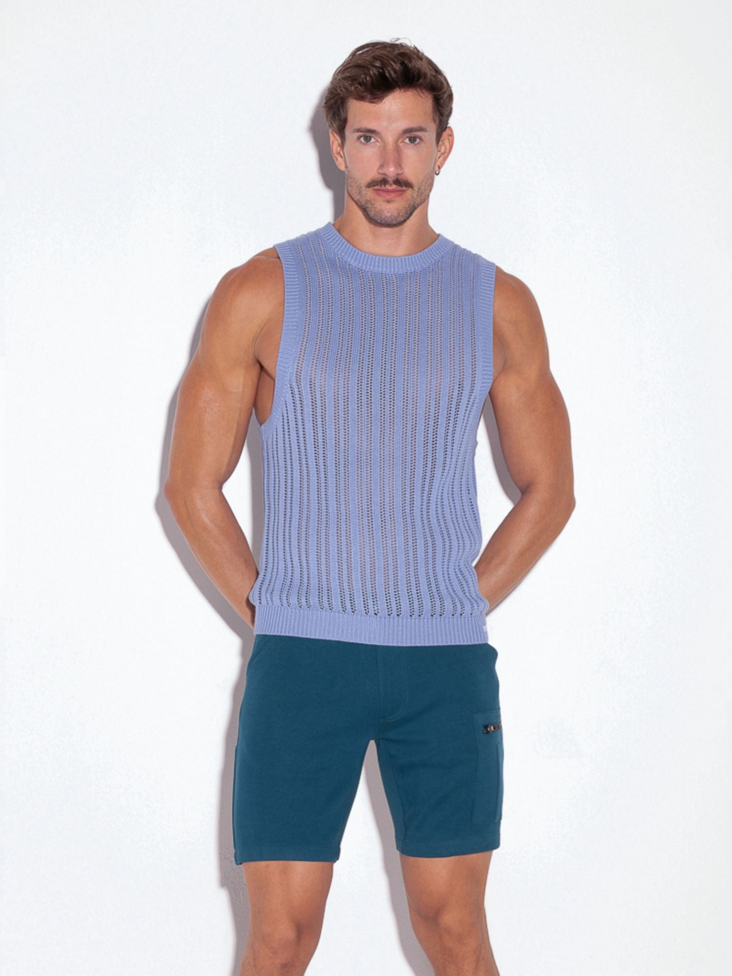 CODE 22 KNITTED TANKTOP, ärmelloses Strickshirt - 7002 - noodosz