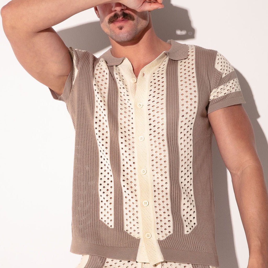 CODE 22 MOSAIC SHIRT - 7016 Hemd, Clubshirt - Code 22 - Shop Deutschland Noodosz