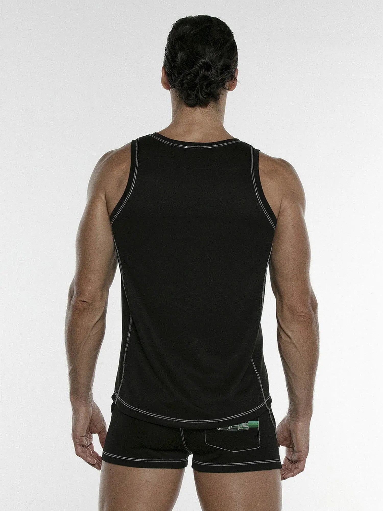 CODE 22 MOTION TANK TOP 9915 - Herren Fitness Gym Stringer Shirt - noodosz CODE 22  MOTION TANK TOP 9915, Größe XL Code 22 Kleidung & Accessoires:Herren:Herrenmode:Fitnessmode:Sporttops nudosz.myshopify.com