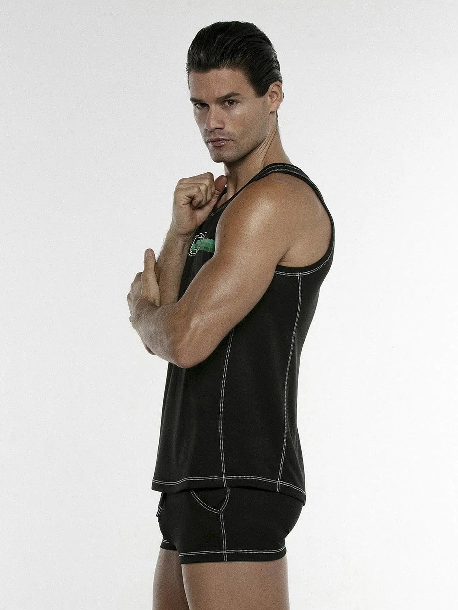 CODE 22 MOTION TANK TOP 9915 - Herren Fitness Gym Stringer Shirt - noodosz CODE 22  MOTION TANK TOP 9915, Größe XL Code 22 Kleidung & Accessoires:Herren:Herrenmode:Fitnessmode:Sporttops nudosz.myshopify.com