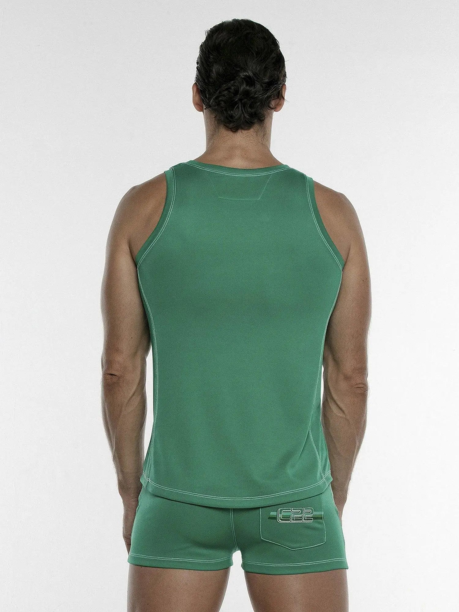 CODE 22 MOTION TANK TOP 9915 - Herren Fitness Gym Stringer Shirt - noodosz CODE 22  MOTION TANK TOP 9915, Größe XL Code 22 Kleidung & Accessoires:Herren:Herrenmode:Fitnessmode:Sporttops nudosz.myshopify.com