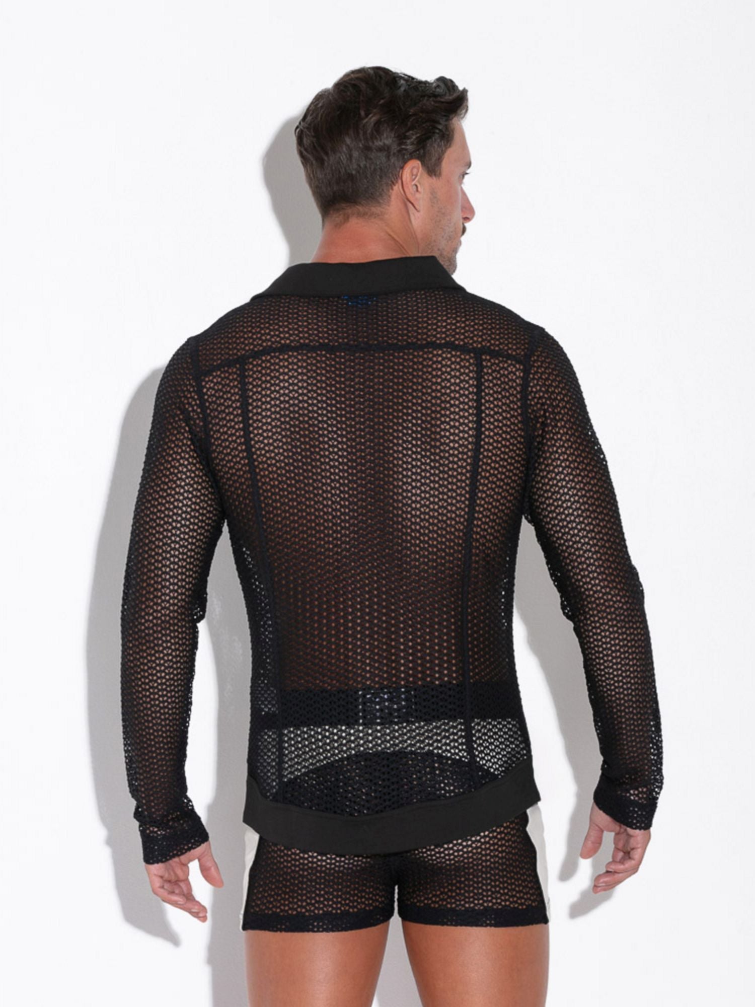 CODE 22 Openwork Jacquard Mesh Club Shirt 9739 - Code 22 - Shop Deutschland Noodosz