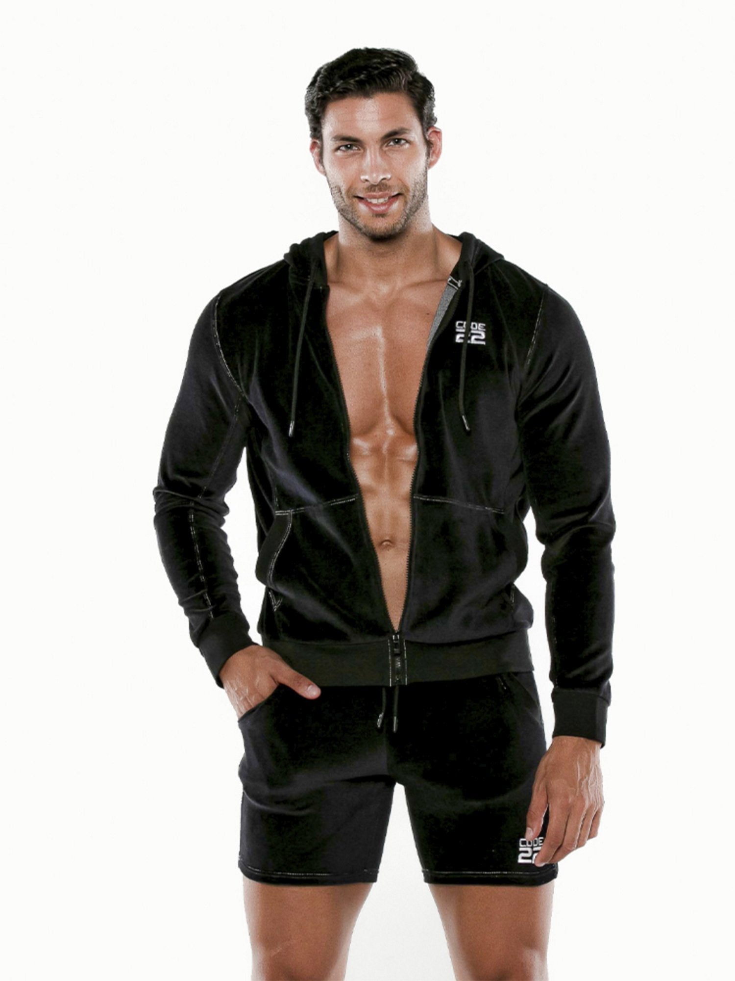 CODE 22 PLUSH VELVET 9918 - Kapuzenpulli - noodosz CODE 22 PLUSH VELVET 9918  - Kapuzenpulli Code 22 Kleidung & Accessoires:Herren:Herrenmode:Fitnessmode:Sport-Kapuzenpullover & -Sweatshirts nudosz.myshopify.com