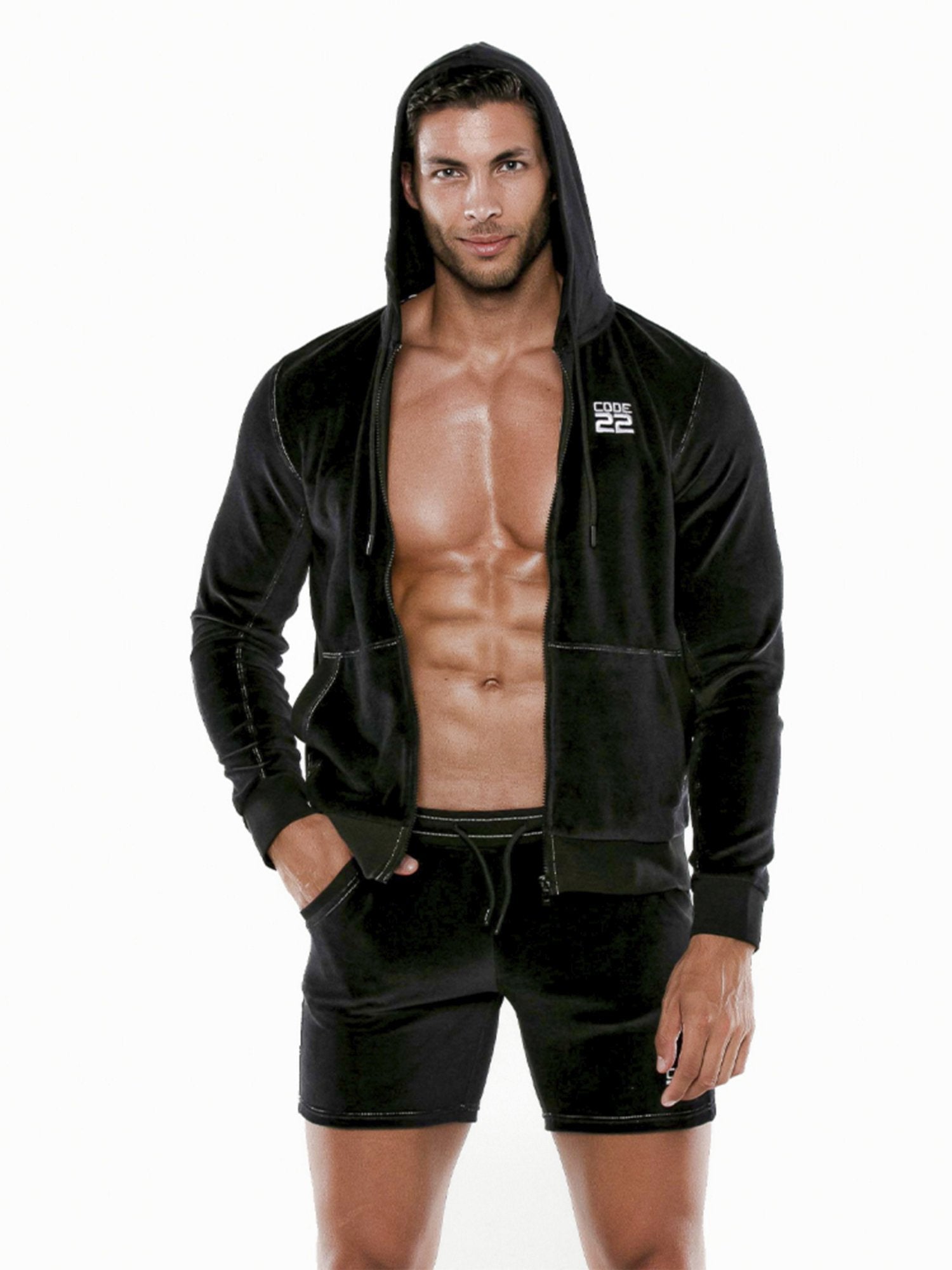 CODE 22 PLUSH VELVET 9918 - Kapuzenpulli - noodosz CODE 22 PLUSH VELVET 9918  - Kapuzenpulli Code 22 Kleidung & Accessoires:Herren:Herrenmode:Fitnessmode:Sport-Kapuzenpullover & -Sweatshirts nudosz.myshopify.com