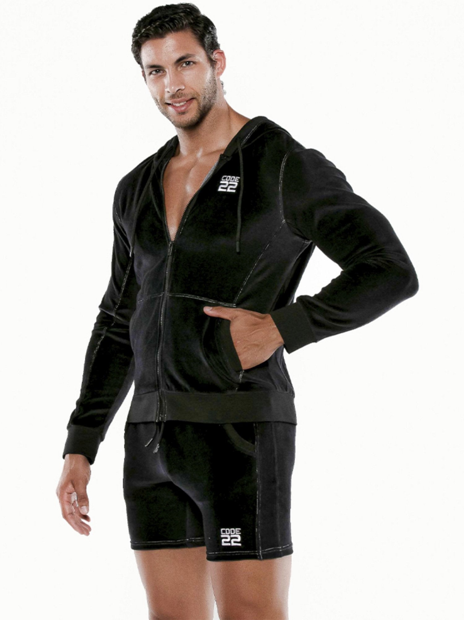 CODE 22 PLUSH VELVET 9918 - Kapuzenpulli - noodosz CODE 22 PLUSH VELVET 9918  - Kapuzenpulli Code 22 Kleidung & Accessoires:Herren:Herrenmode:Fitnessmode:Sport-Kapuzenpullover & -Sweatshirts nudosz.myshopify.com