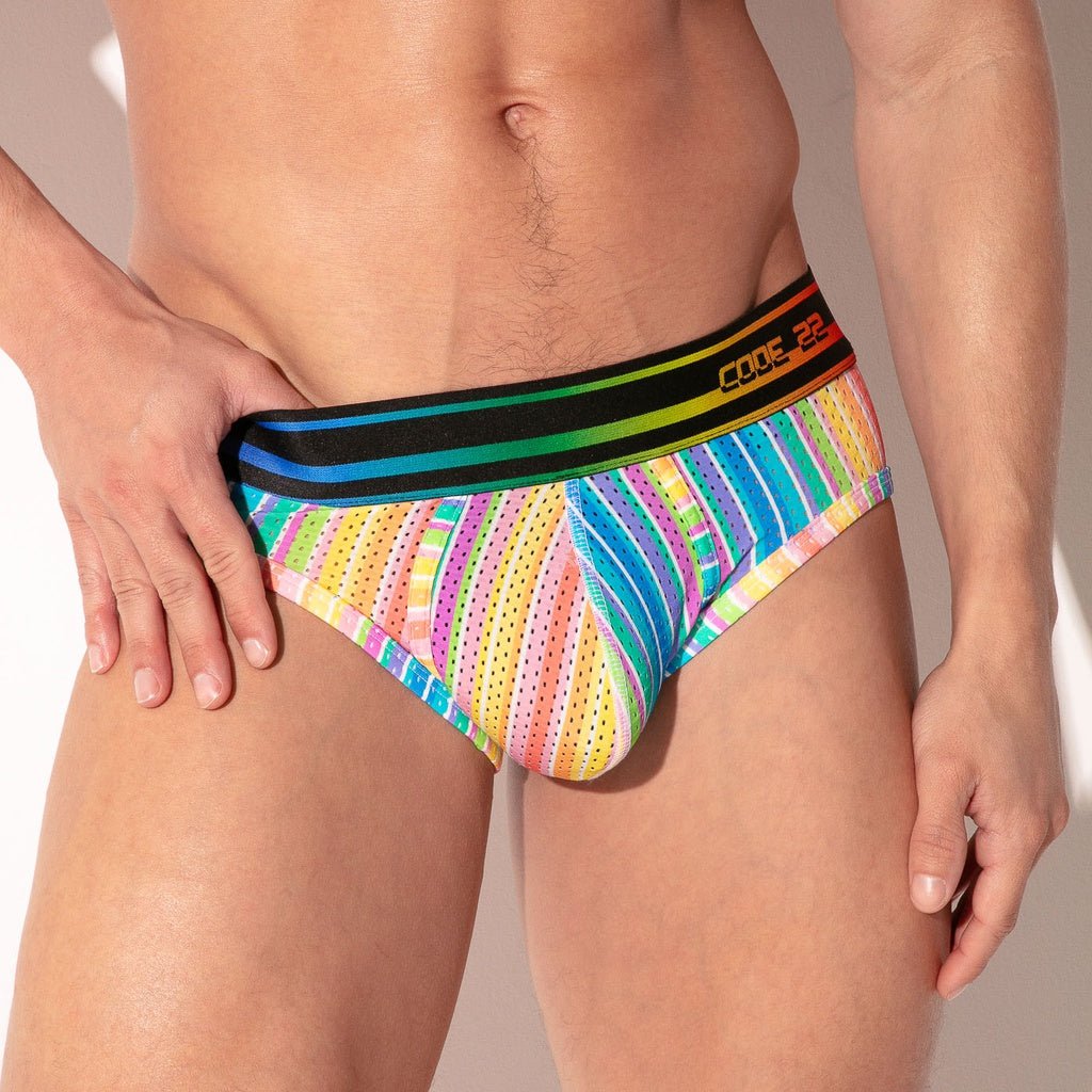 CODE 22 PRIDE MESH BRIEF 2231 Slip - Code 22 - Shop Deutschland Noodosz