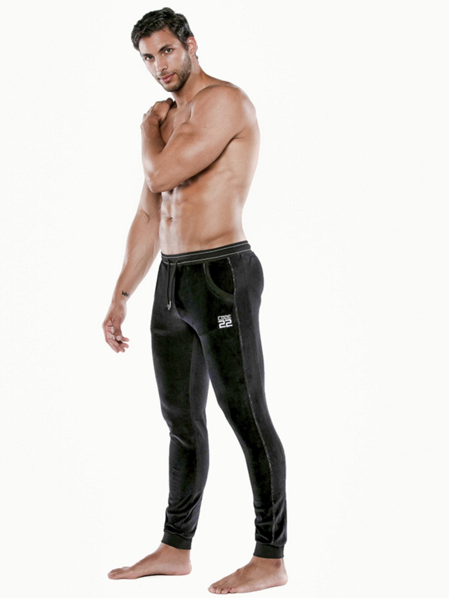 CODE 22 PUSH VELVET - Sporthose 9919 - noodosz CODE 22 PUSH VELVET - Sporthose 9919 Code 22 Kleidung & Accessoires:Herren:Herrenmode:Fitnessmode:Lange Sporthosen nudosz.myshopify.com