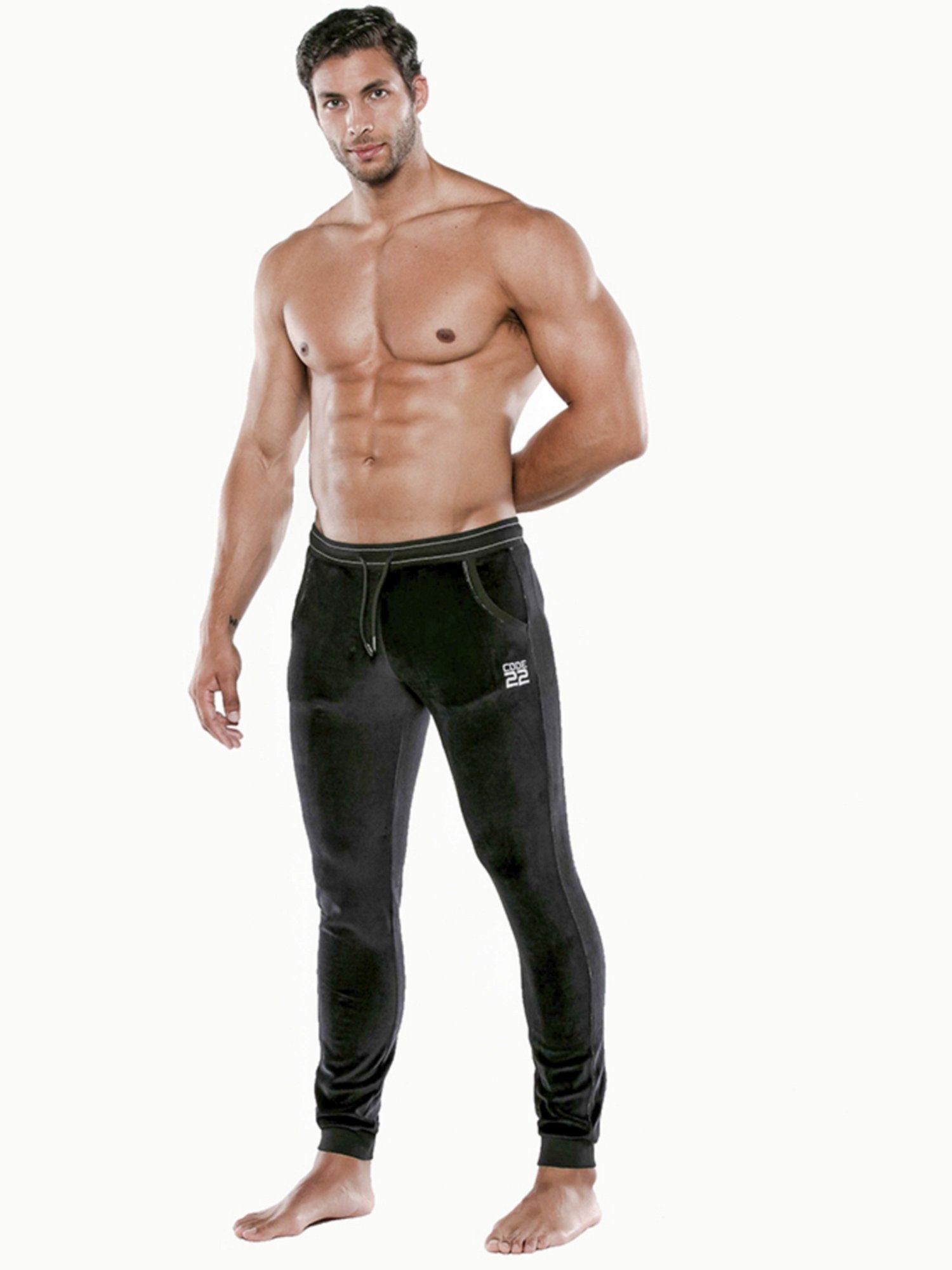 CODE 22 PUSH VELVET - Sporthose 9919 - noodosz CODE 22 PUSH VELVET - Sporthose 9919 Code 22 Kleidung & Accessoires:Herren:Herrenmode:Fitnessmode:Lange Sporthosen nudosz.myshopify.com