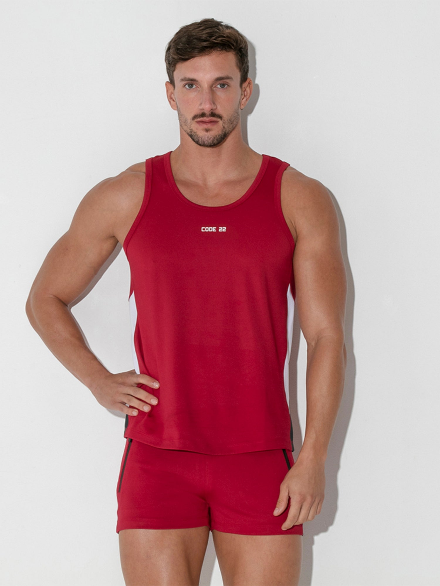 CODE 22 RED RUSH TANK TOP 9922 - noodosz CODE 22  RED RUSH TANK TOP 9922 Code 22 Kleidung & Accessoires:Herren:Herrenmode:Fitnessmode:Sporttops nudosz.myshopify.com