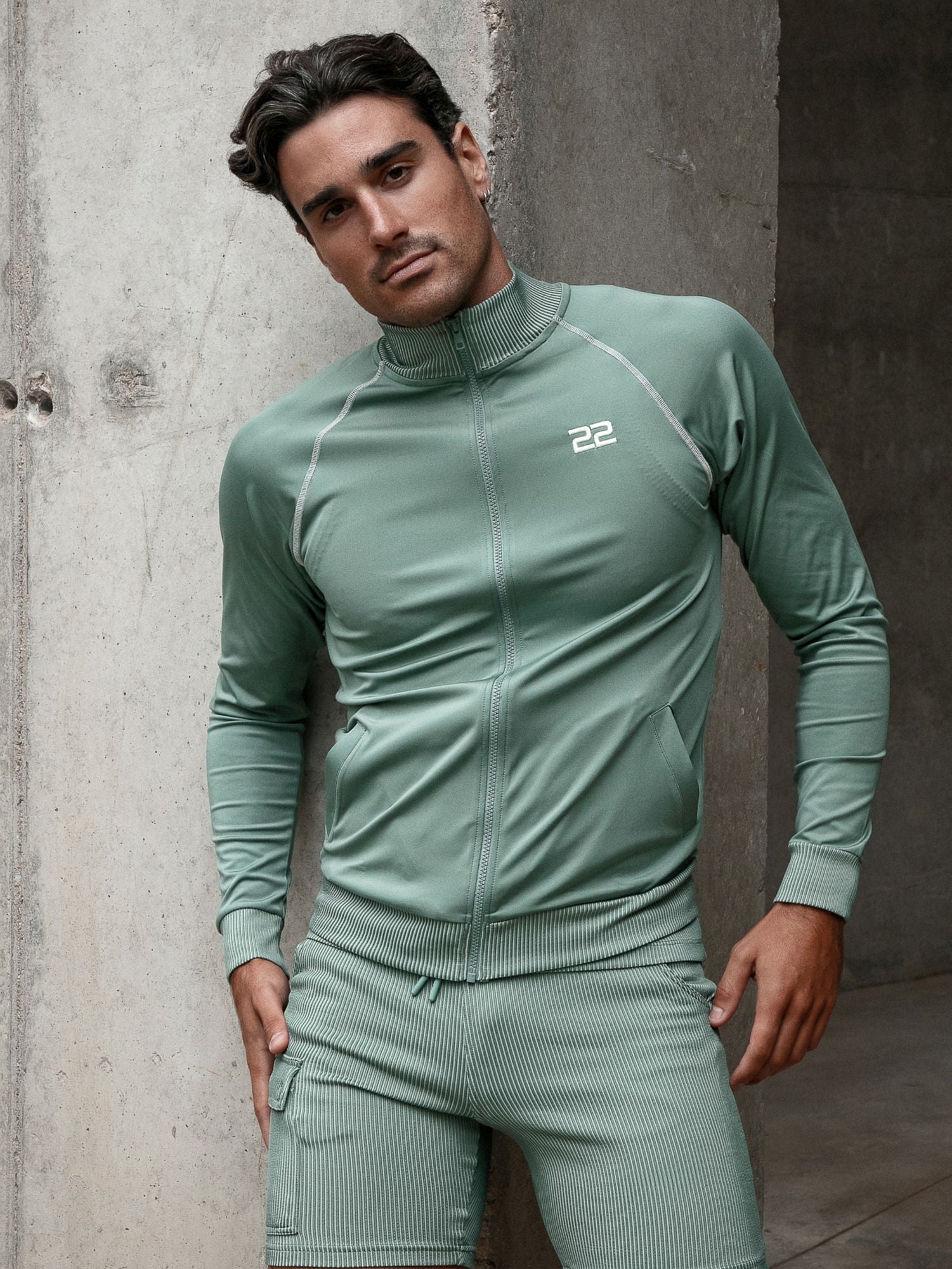 CODE 22 REFLEX ZIP - UP SWEATJACKE 9740 - Sportjacke - Code 22 - Shop Deutschland Noodosz