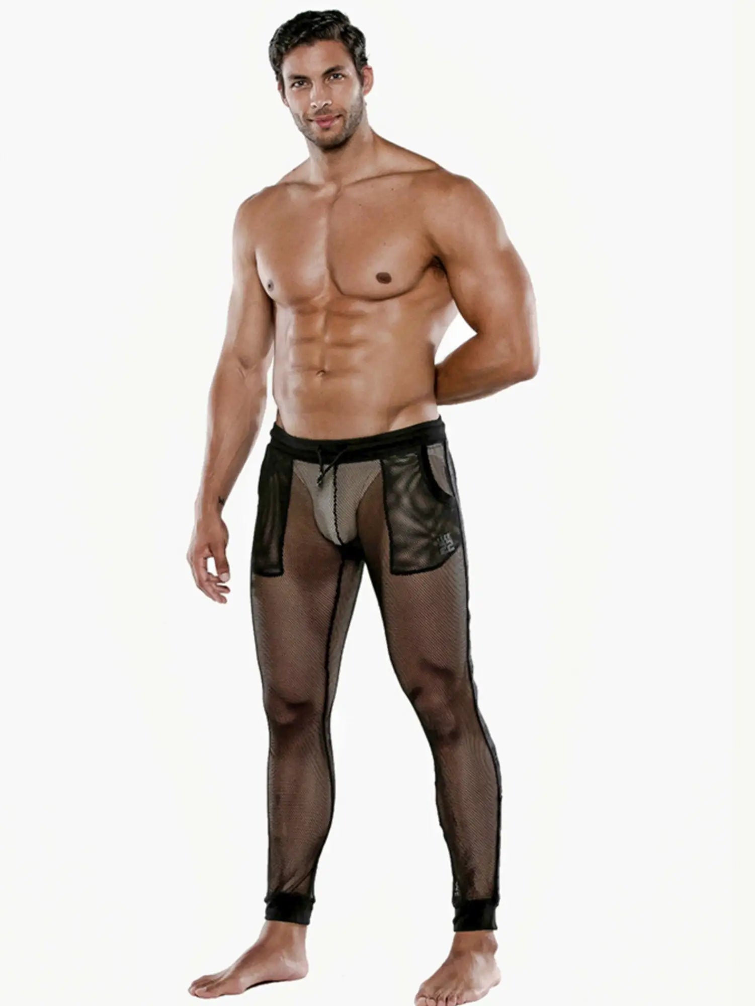 Code 22 SEE ME Mesh Sporthose - 9616 - noodosz Code 22 SEE ME Mesh Sporthose -  9616 Code 22 Kleidung & Accessoires:Spezielle Anlässe:Erotik:Herrenunterwäsche nudosz.myshopify.com