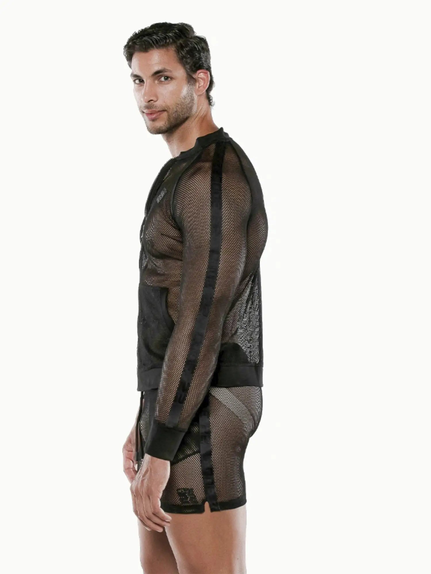 CODE 22 SEE THRU HOODY 9614 - noodosz CODE 22  SEE THRU HOODY 9614 Code 22 Kleidung & Accessoires:Herren:Herrenmode:Jacken, Mäntel & Westen nudosz.myshopify.com